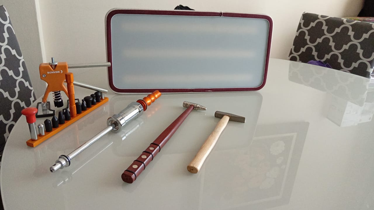 Kit completo de ferramentas para restauração automotiva premium